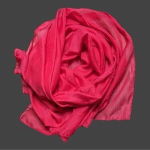 Pink scarf